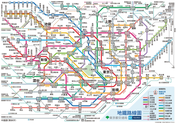 東京地鐵、鐵路地圖重點全集 | 石先生部落